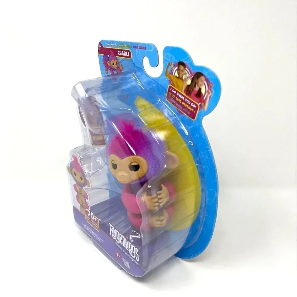 Fingerlings 2023 NEW Interactive Baby Monkey Reacts to Touch 70+ Sounds & Reacti